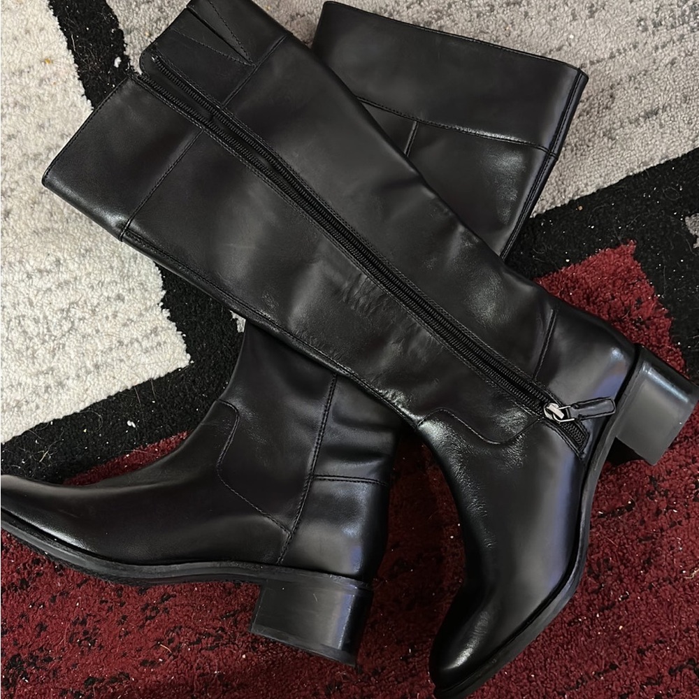Leather Cole Haan boots